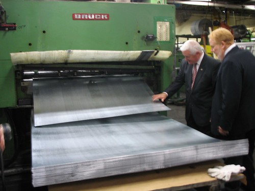 Tom tours the Diamond Manufacturing Company